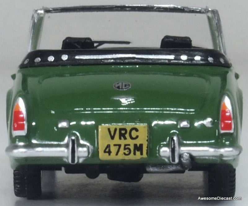1974 MG Midget, British Racing Green 1:76 Diecast Model Car by Oxford Diecast