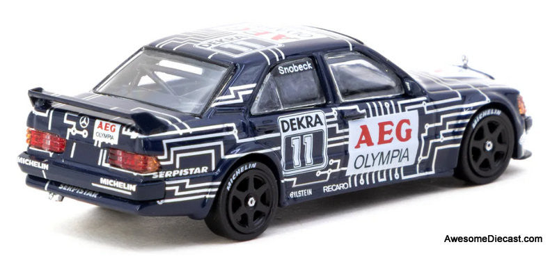 1989 Mercedes Benz 190E 2.5 16v #11 1:64 Diecast Model Car by Tarmac Works