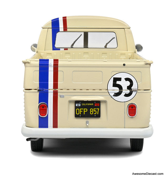 Solido 1:18 1950 Volkswagen T1 Pick-Up Racer #53, Cream
