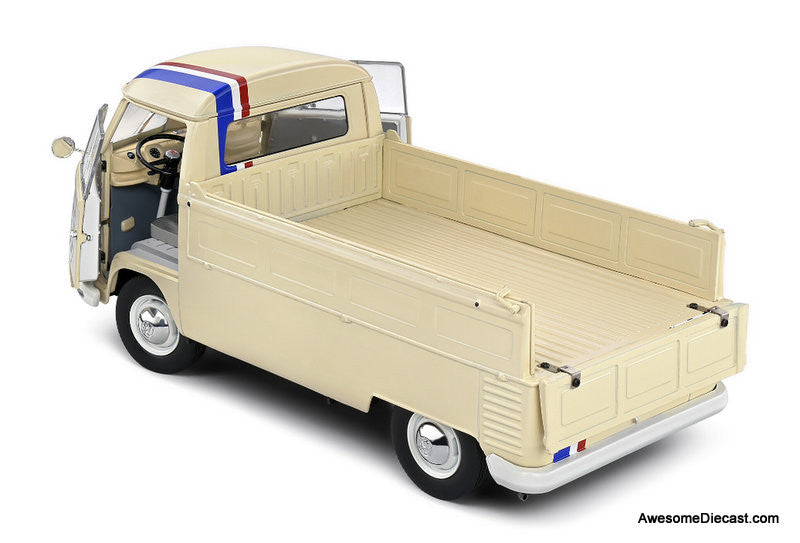 Solido 1:18 1950 Volkswagen T1 Pick-Up Racer #53, Cream – Awesome