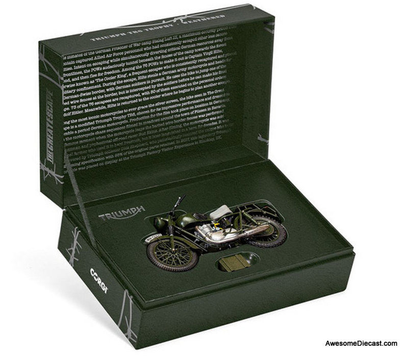 Corgi 1:12 Triumph TR6 Trophy (Weathered): The Great Escape