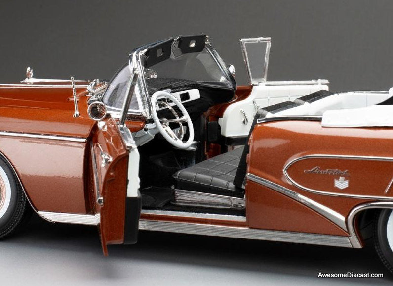 1958 Buick Limited Convertible, Garnet Red 1:18 Diecast Model Car