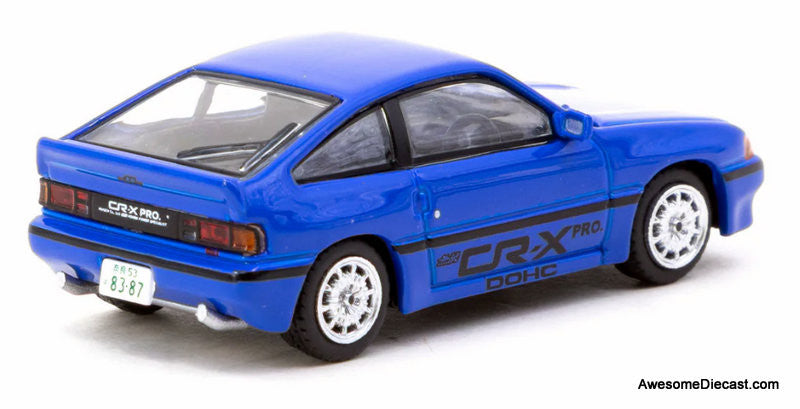 Honda Ballade Sports MUGEN CR-X PRO, Blue 1:64 Diecast Model Car by Tarmac Works