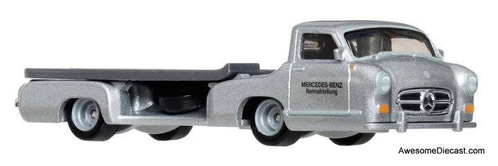 Hot Wheels Premium Team Transporter Mercedes-Benz 300 SLR & Mercedes-Benz Renntransporter 1:64 Diecast Model Vehicles by Hot Wheels