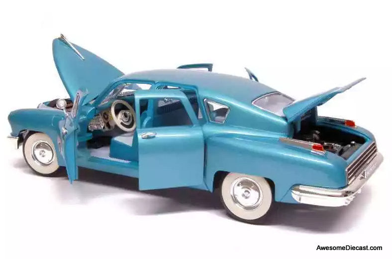 1948 Tucker Torpedo, Metallic Blue 1:18 Diecast Model Car by American Mint