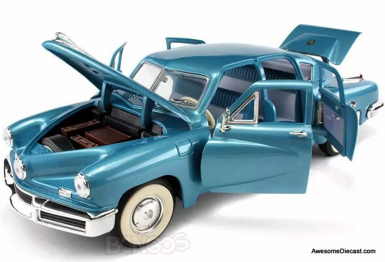 1948 Tucker Torpedo, Metallic Blue 1:18 Diecast Model Car by American Mint