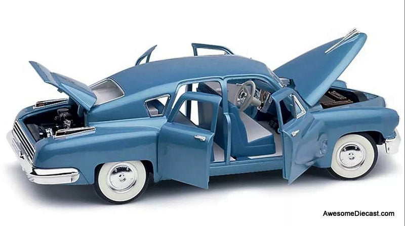 1948 Tucker Torpedo, Metallic Blue 1:18 Diecast Model Car by American Mint