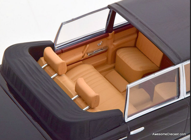 KK Scale 1:18 1964 Mercedes Benz 600 W100 Laudaulet, Black