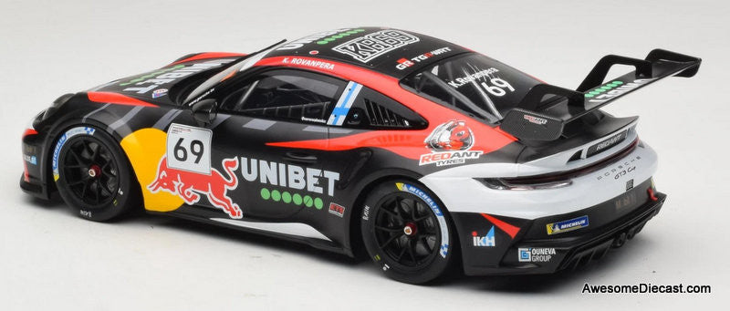 イクソ 1/18 ポルシェ 911GT3R #69 GTマスターズ 2018 2024 Porsche 911 GT3 Cup #69 1:18 Diecast Model Car by IXO