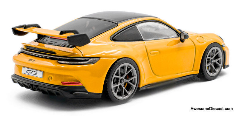 2023 Porsche 911 (992) GT3, Signal Yellow 1:43 Diecast Model Car by Solido