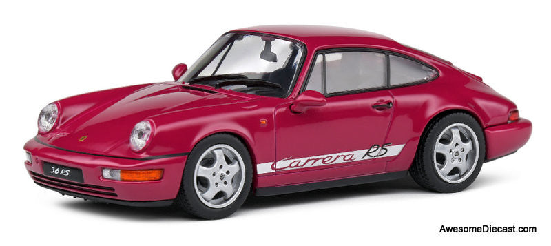 1992 Porsche 964 3.6 RS, Star Ruby 1:43 Diecast Model Car by Solido
