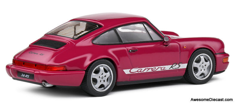 1992 Porsche 964 3.6 RS, Star Ruby 1:43 Diecast Model Car by Solido