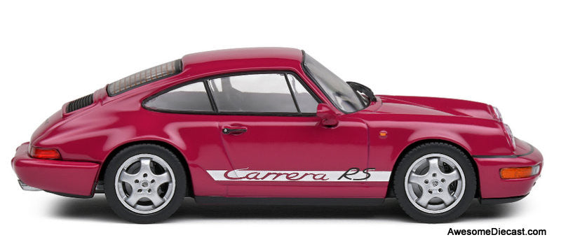 1992 Porsche 964 3.6 RS, Star Ruby 1:43 Diecast Model Car by Solido