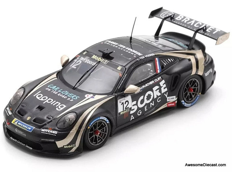 Porsche 911 GT3 CUP #12 2024 Monaco Grand Prix 1:43 Diecast Model Car by IXO