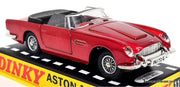 Aston Martin DB5 Convertible, Metallic Red 1:43 Diecast Model Car by Dinky Re-Creation