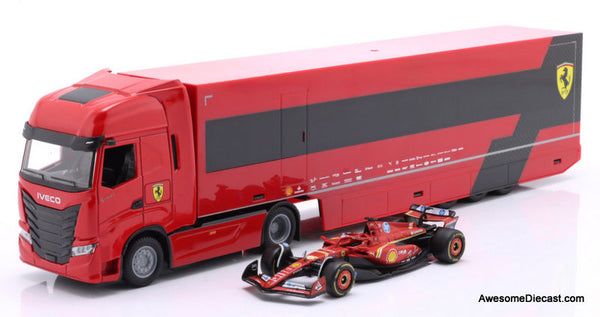 Iveco S-Way 570 Racing Transporter: Scuderia Team Ferrari w/Race