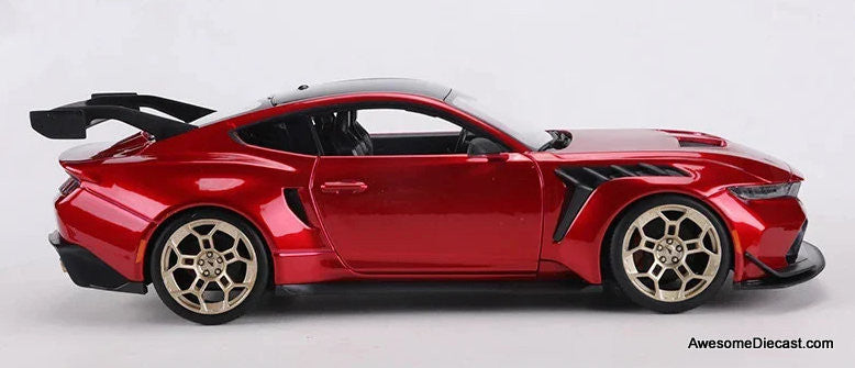 2025 Ford Mustang GTD, Flame Red 1:18 Diecast Model Car by Maisto