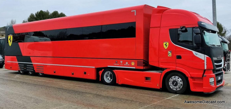 Iveco S-Way 570 Racing Transporter: Scuderia Team Ferrari w/Race
