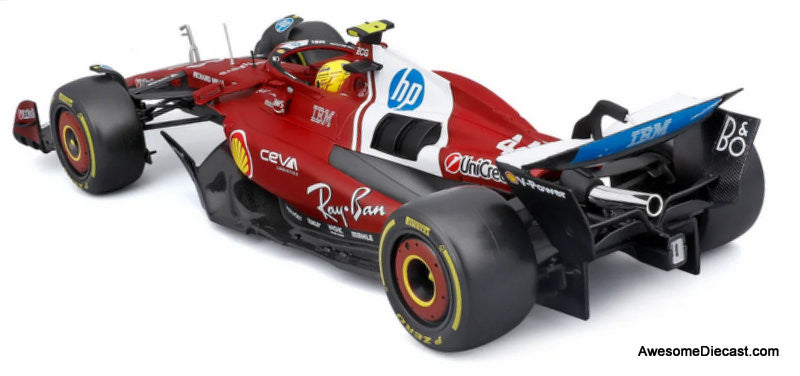 Ferrari SF-25 Formula 1 Race Car #44 1:18 Diecast Model Car by Burago