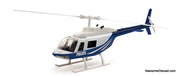Bell 206 Helicopter: Police Department 1:34 Diecast Model Helicopter by New Ray