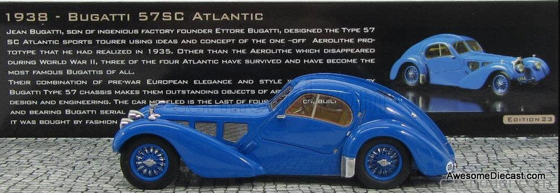 Minichamps 1:43 1938 Bugatti 57SC Atlantic, Blue