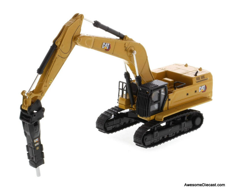 Cat 395 Next Generation Hydraulic Excavator GP Version w/2 additional Work Tools 1:87 Diecast Model Vehicle by Diecast Masters