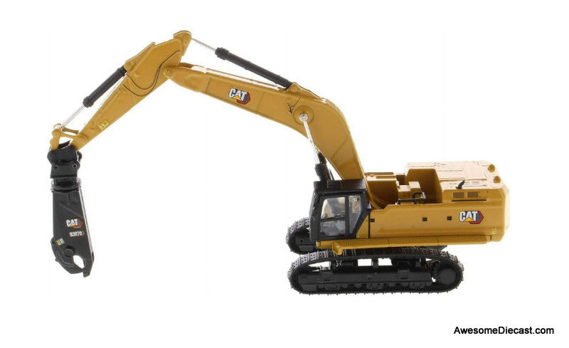Cat 395 Next Generation Hydraulic Excavator GP Version w/2 additional Work Tools 1:87 Diecast Model Vehicle by Diecast Masters