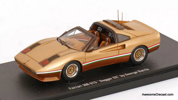 1978 Ferrari 308 GTS Spider Dagger DX, Gold (George Barris Car) 1