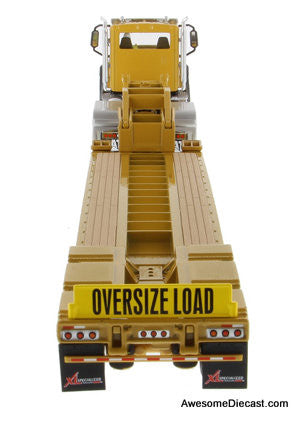 Diecast Masters 1:50 Caterpillar CT660 Day Cab w/XL 120 Low-Profile HDG Lowboy Trailer