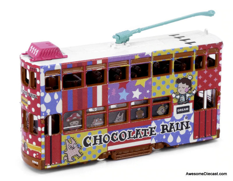 Tiny City 1:120 Hong Kong "Ding Ding" Chocolate Rain Tram