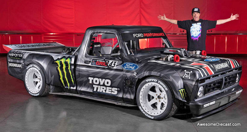 1977 Ford F-150 Hoonitruck Monster Livery: Ken Block 1:64 Diecast Model Truck by Street Warrior