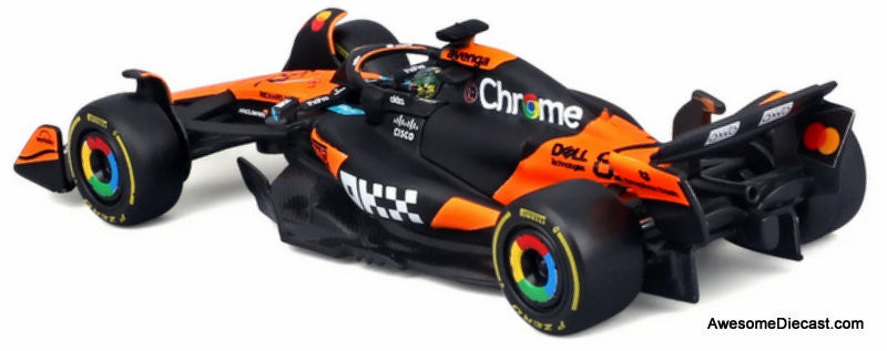 McLaren F1 MCL39 Formula 1 Race Car #81 1:43 Diecast Model Car by Burago