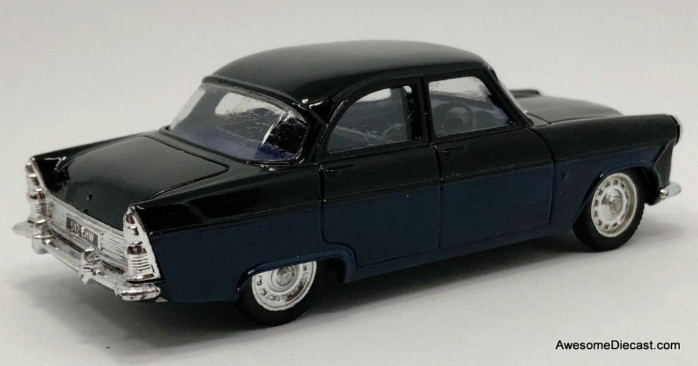 Corgi 1:43 1956  Ford Zodiac Sedan, Black/Blue