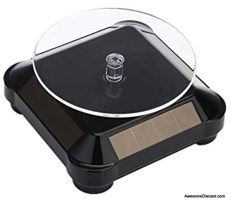Solar Powered 1:64 Rotating Display, Black