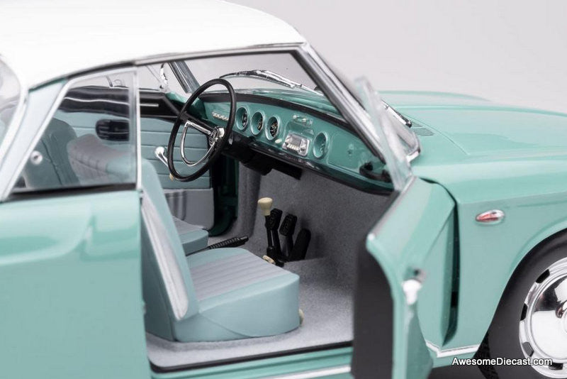 1961 Volkswagen Karmann Ghia 1500, Pacific Green 1:18 Diecast Model Car by Norev