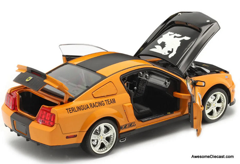 Shelby Collectibles 1:18 2008 Shelby Terlingua Mustang, Orange/Black