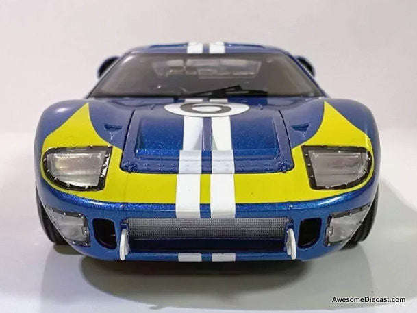 Shelby Collectibles 1:18 1966 Ford GT-40 Mk11 #6, Metallic  Blue: Le Mans 24 Hours
