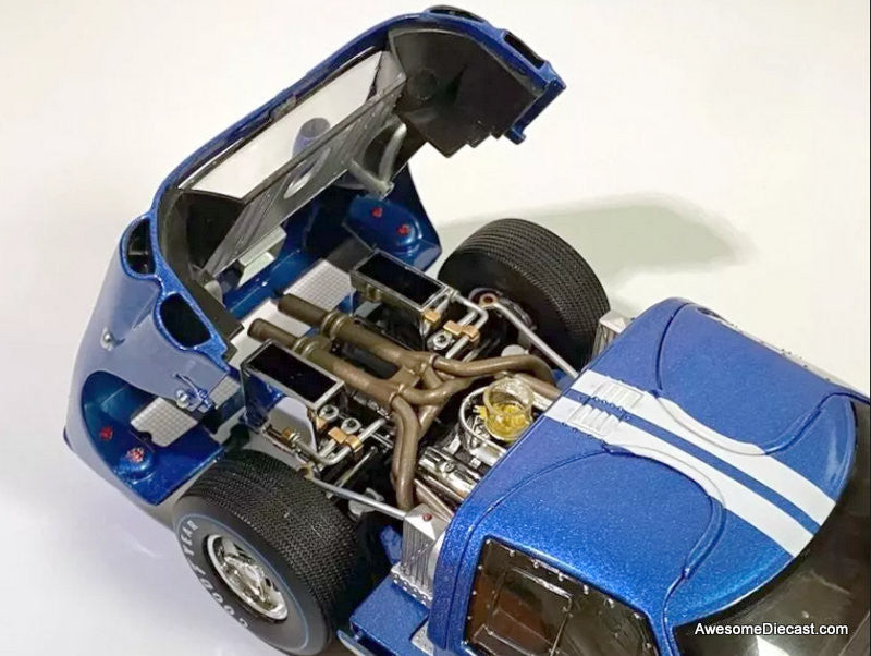 Shelby Collectibles 1:18 1966 Ford GT-40 Mk11 #6, Metallic  Blue: Le Mans 24 Hours