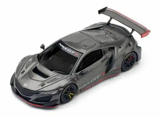 Honda NSX GT3 EVO22, Carbon Fiber 1:64 Diecast Model Car by Pop Race