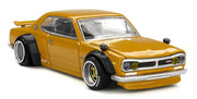 Nissan Skyline GT-R (KPGC10) Kaido Street V2, Orange 1:64 Diecast Model Car by Kaido House