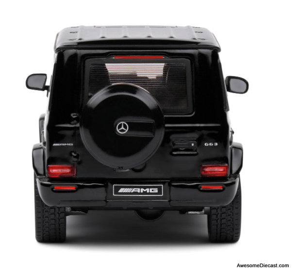 2022 Mercedes AMG G63, Obsidian Black Metallic 1:43 Diecast Model Car by Solido