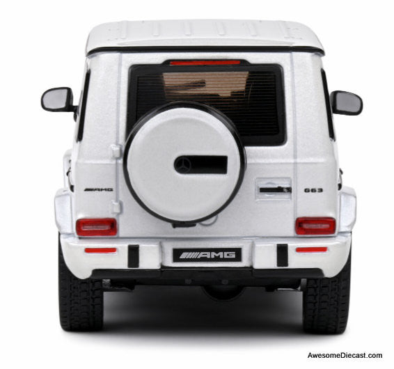 2022 Mercedes AMG G63, Diamond White Metallic 1:43 Diecast Model Car by Solido