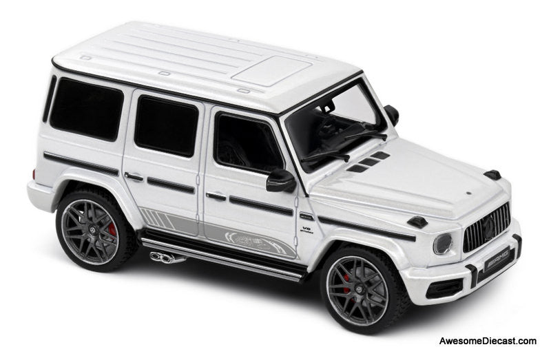 2022 Mercedes AMG G63, Diamond White Metallic 1:43 Diecast Model Car by Solido