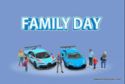 Family Day Figures 1:64 Diecast Diorama Figures by American Diorama