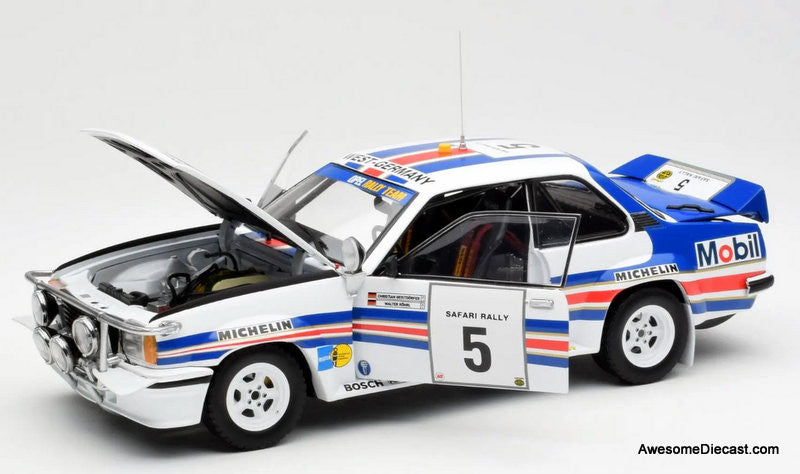 1982 Opel Ascona 400 #5 Marlboro Safari Rally 1:18 Diecast Model Car by Sun Star