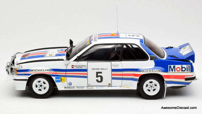 1982 Opel Ascona 400 #5 Marlboro Safari Rally 1:18 Diecast Model Car by Sun Star