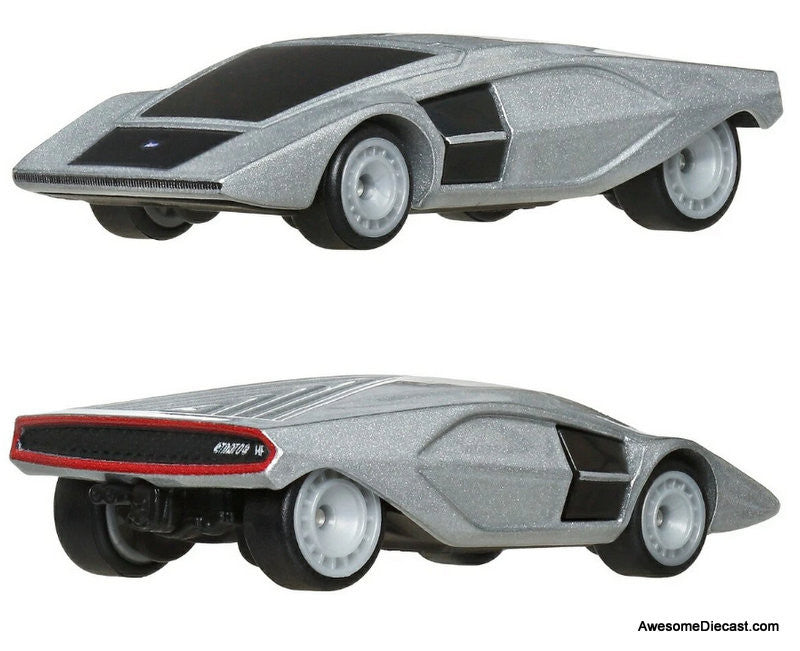 Hot Wheels Premium Car Culture Lamborghini Countach LP5000 QV & Lancia Stratos Zero 1:64 Diecast Model Car by Hot Wheels