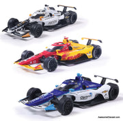 2025 Indianapolis 500 Victory Row Collector's 3 Car Set 1:64 Diecast Model Car by IXO