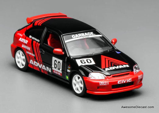 Honda Civic Type R (EK9) Advan Livery 1:64 Diecast Model Car by MotorHelix