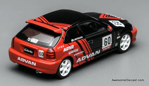 Honda Civic Type R (EK9) Advan Livery 1:64 Diecast Model Car by MotorHelix